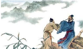 唐诗奉济驿重送严公四韵配图
