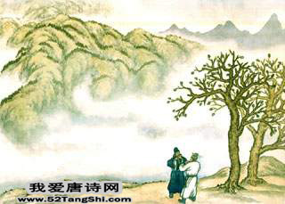 唐诗送友人配图