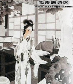 唐诗闺怨配图