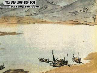 唐诗次北固山下配图